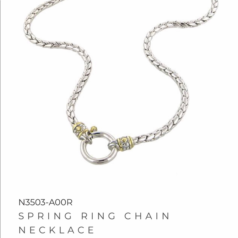 JOHN MEDEIROS SPRING RING LOVE AND ETERNITY CHAIN